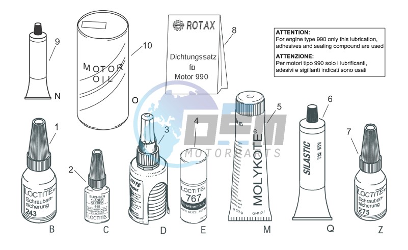 Sealing and lubricating agents