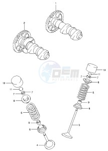 LT-Z400 drawing CAMSHAFT/VALVE