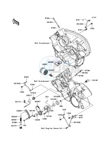 KVF750 4x4 KVF750A7F EU GB drawing Oil Pump