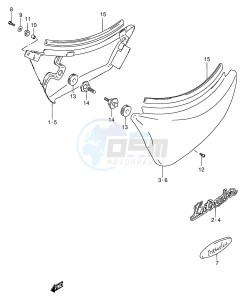 VS600GL (E2) INTRUDER drawing FRAME COVER