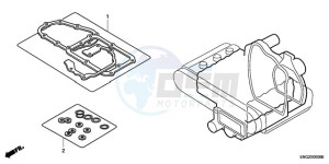 GL1800A BR - (BR) drawing GASKET KIT B