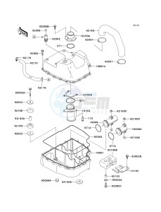 JS 750 B [750 SXI] (B1-B3 B3 CAN ONLY) [750 SXI] drawing WATER MUFFLER-- JT750-B1- -