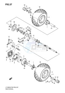 LT-Z50 (P3-P28) drawing REAR WHEEL