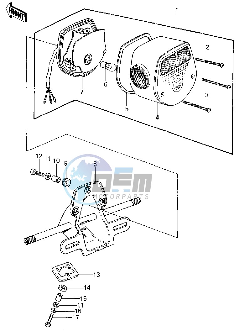 TAILLIGHT -- 80 B1- -