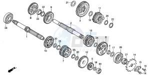 NSR75 drawing TRANSMISSION