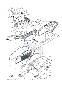 MWS150 MWS150-A TRICITY 155 (BB89) drawing INTAKE