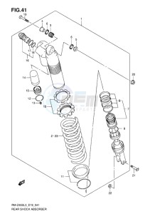 RM-Z450 EU drawing REAR SHOCK ABSORBER