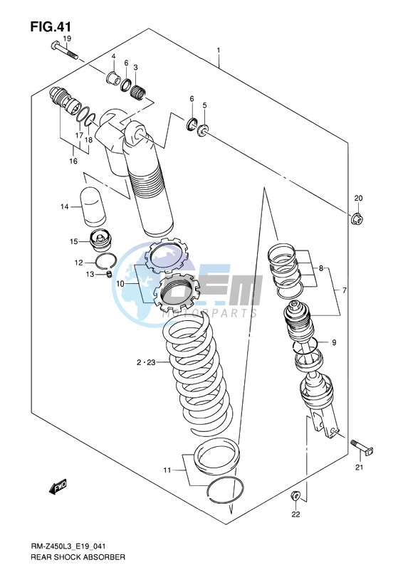 REAR SHOCK ABSORBER