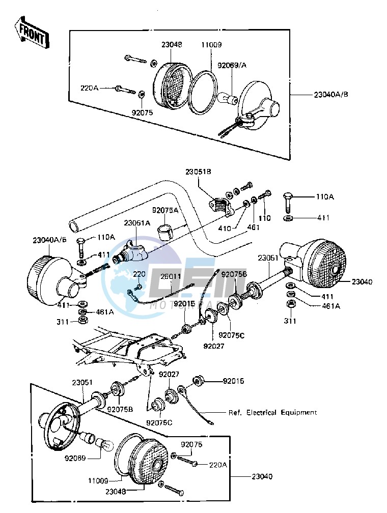 TURN SIGNALS-- F_NO.002301-- --- F_NO.500001-- --- 81-83 D2_D3_D4_D5