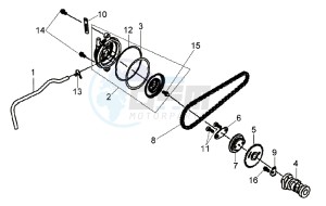 JOYRIDE 200i drawing CYLINDER HEAD COVER