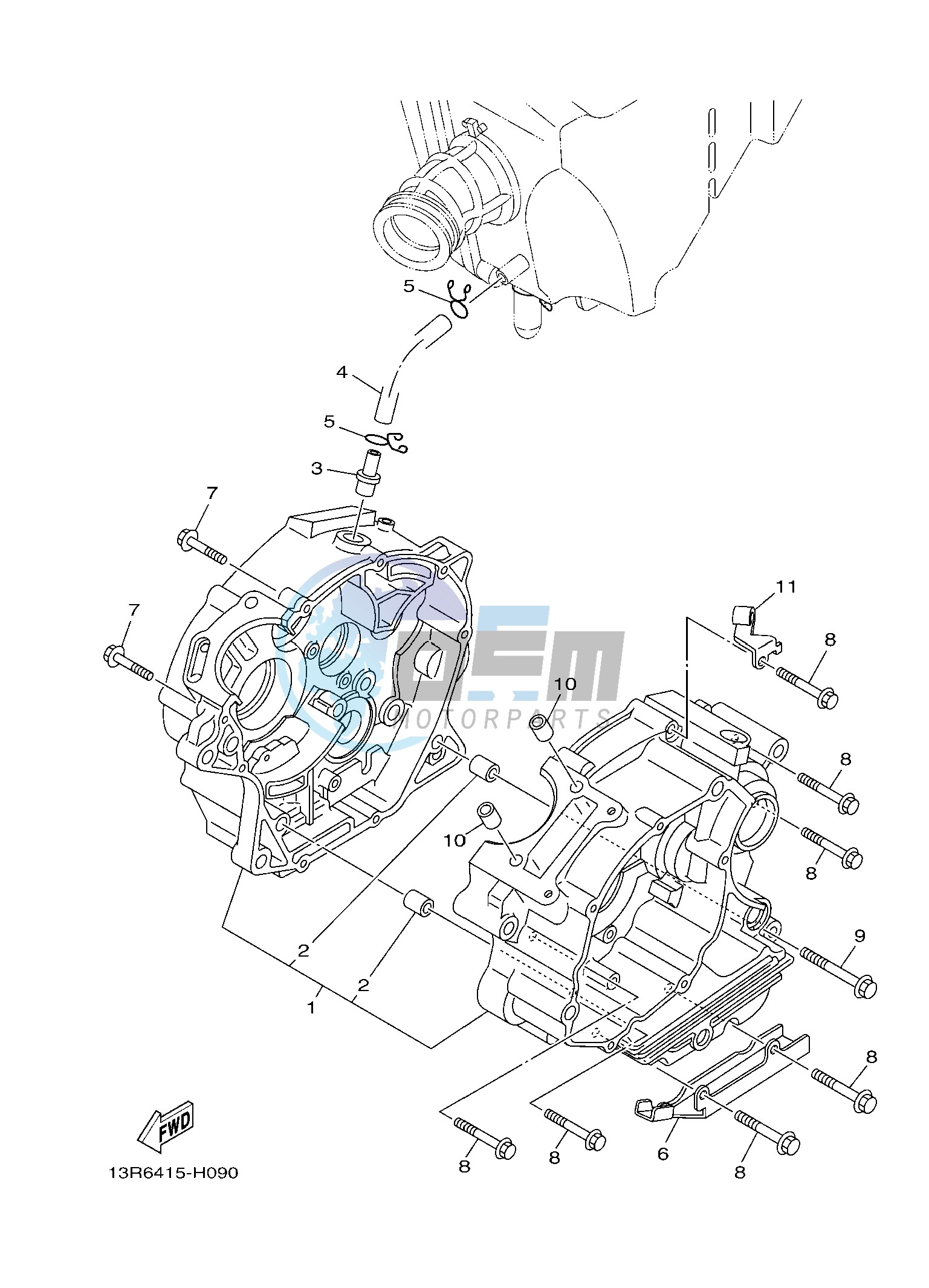 CARTER CRANKCASE