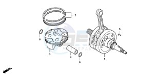 CRF150R CRF150R drawing CRANKSHAFT/PISTON