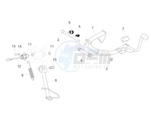 Medley 150 4T ie ABS (APAC) drawing Stand/s