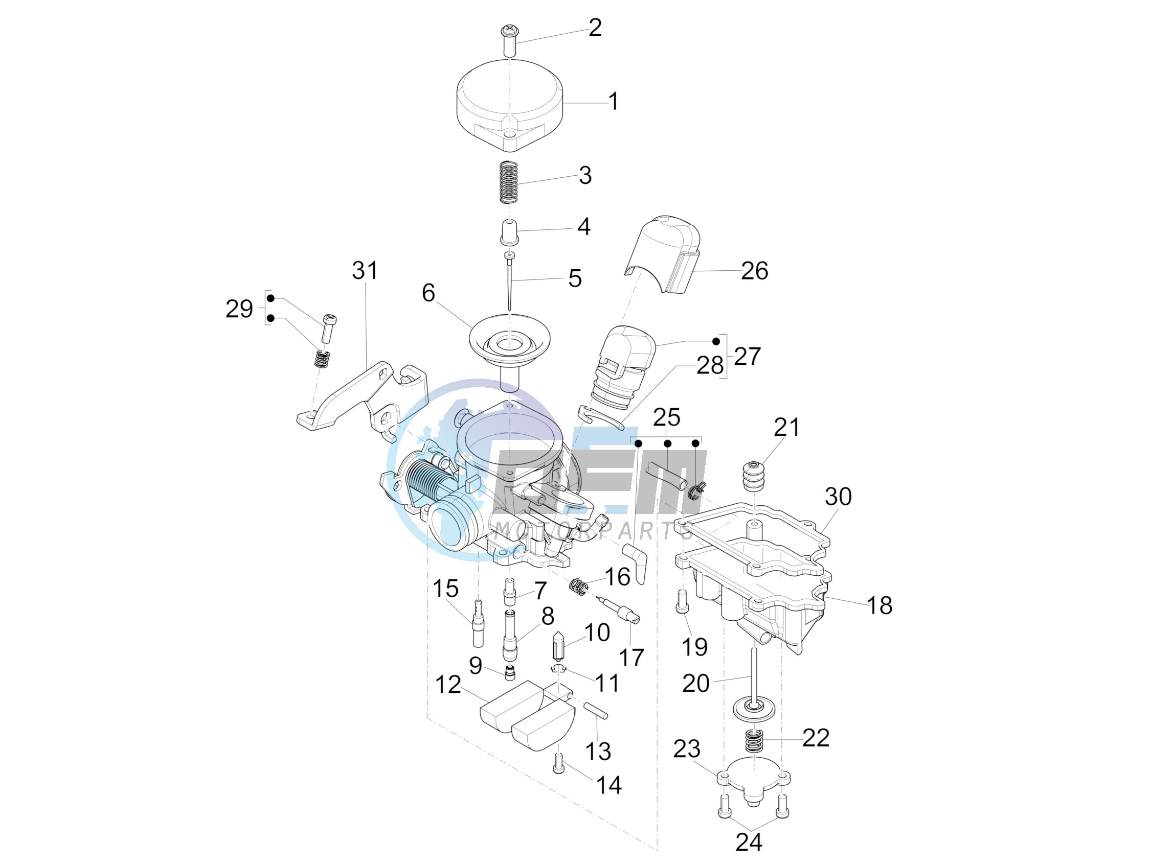 Carburetor's components