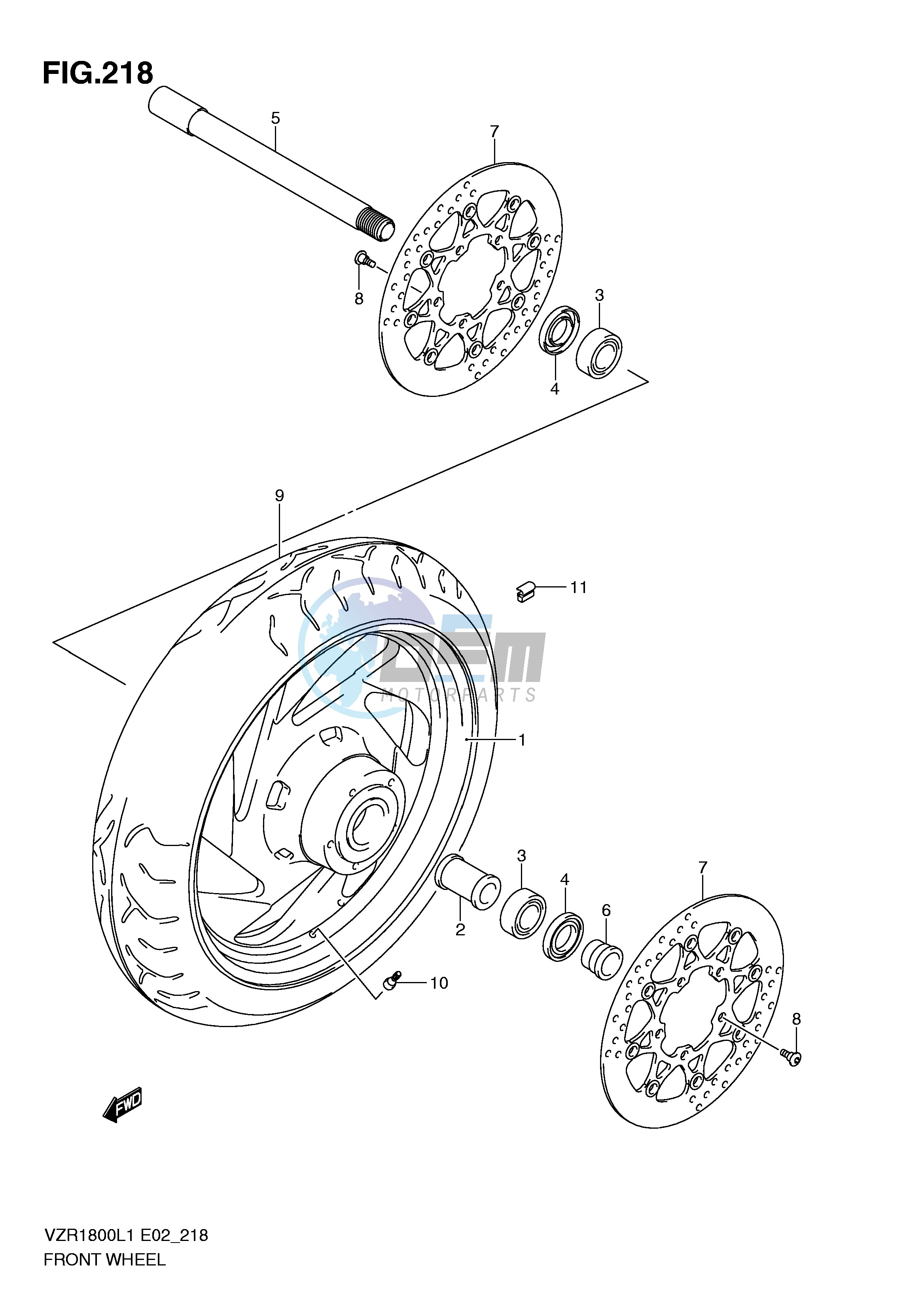 FRONT WHEEL (VZR1800ZL1 E24)