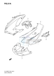 DL1000 (E2) V-Strom drawing SIDE COWLING (MODEL K9 L0)