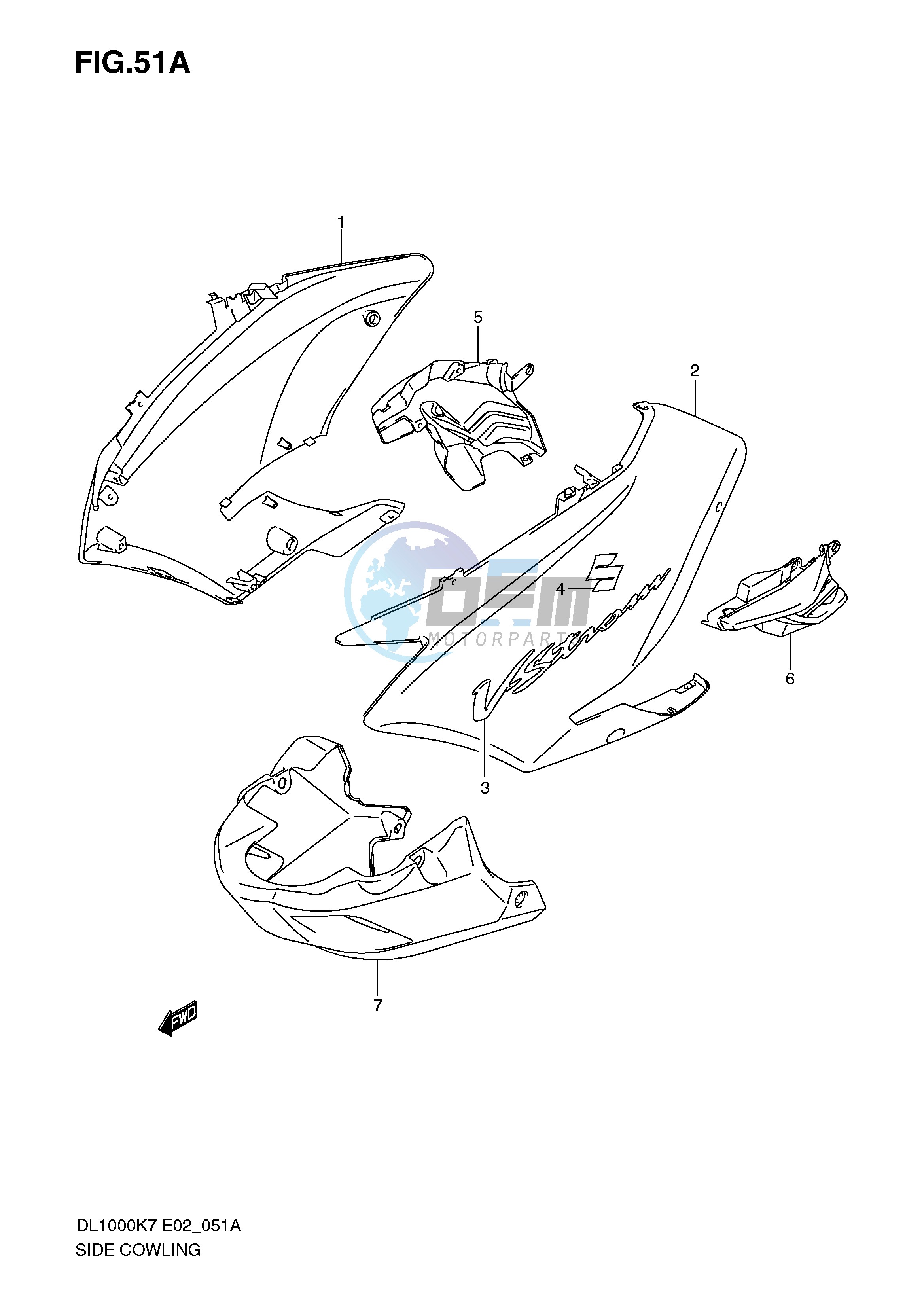 SIDE COWLING (MODEL K9 L0)