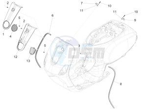 LX 150 4T ie USA drawing Front shield