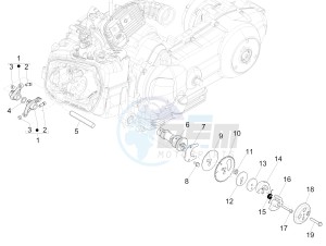 Fly 150 4t e2-e3 (Vietnam) Vietnam drawing Camshaft - Rocking levers support unit