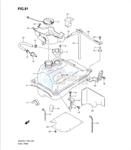 AN400Z drawing FUEL TANK (AN400AL1 E24)