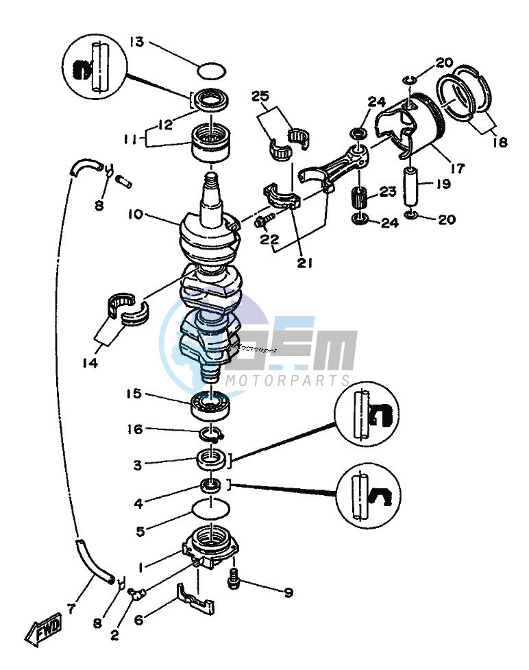 CRANKSHAFT--PISTON