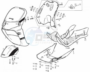 ATLANTIS BULLET - 50 cc VTHAL1AE2 Euro 2 2T AC FRA drawing Front body (Positions)