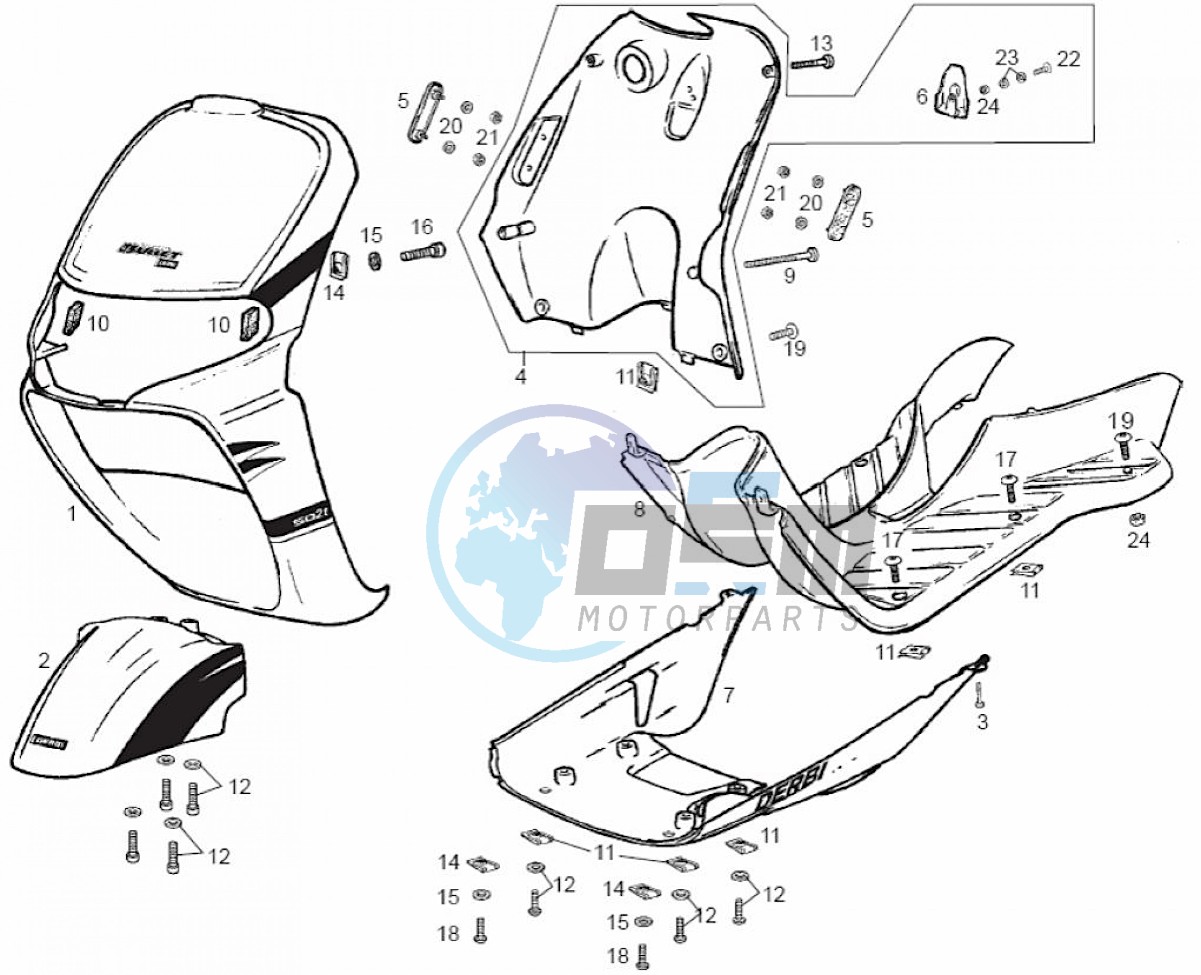 Front body (Positions)