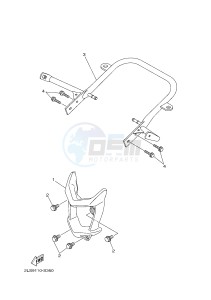 YFM700R YFM70RSBJ RAPTOR 700 (2LSE) drawing GUARD