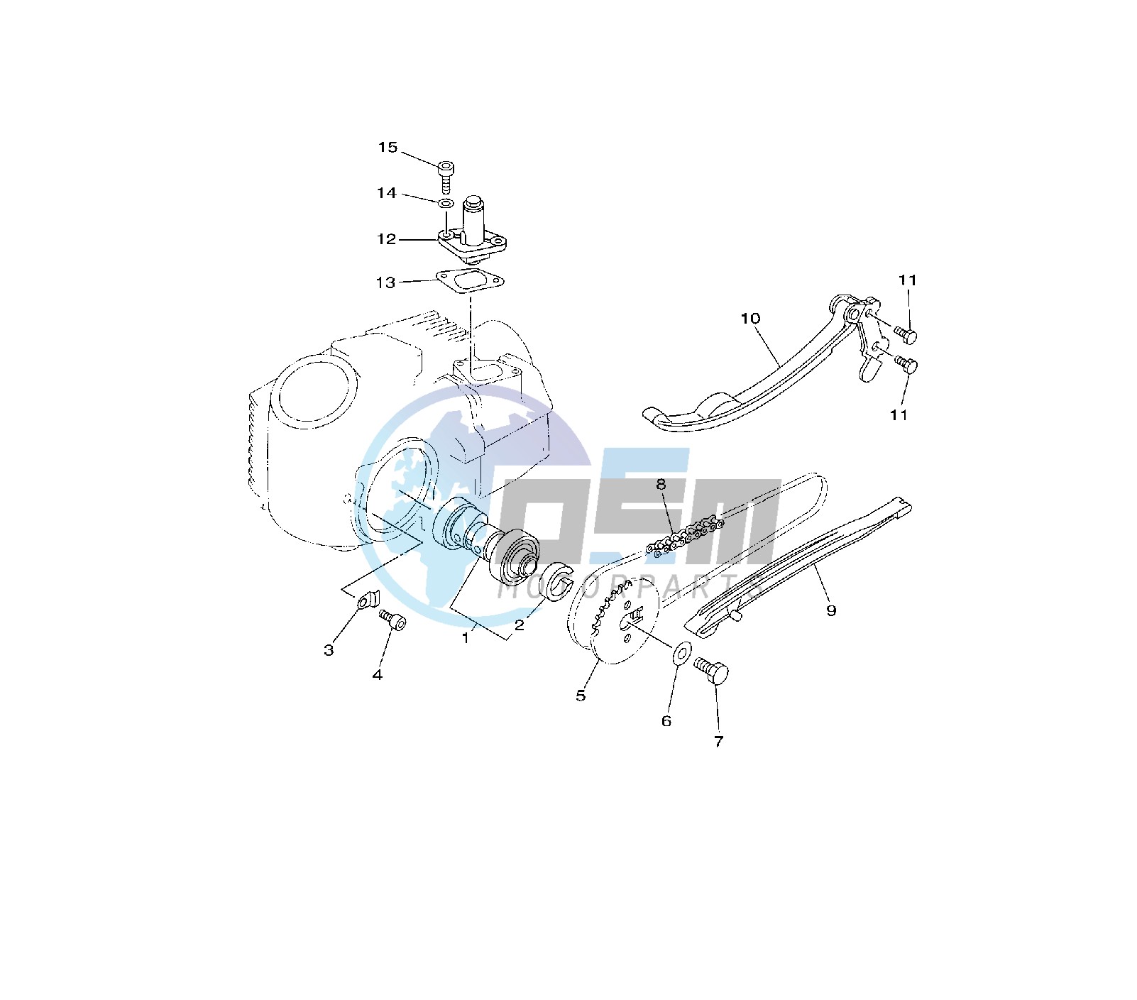 CAMSHAFT AND TIMING CHAIN