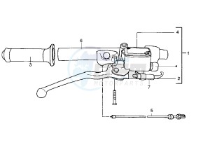 DNA 125-180 125 drawing Front master cilinder