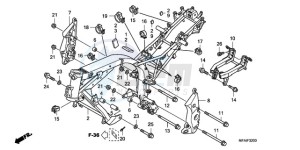 CBF1000T9 Europe Direct - (ED) drawing FRAME BODY