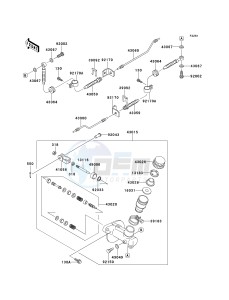 KAF 620 A6 [MULE 2510 4X4] (A6) [MULE 2510 4X4] drawing MASTER CYLINDER