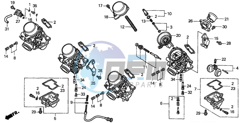 CARBURETOR (COMPONENT PARTS) (1)