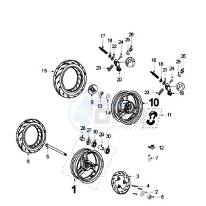 VIVA A BE drawing WHEELS