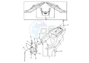 YZF R6 600 drawing SIDE COVER