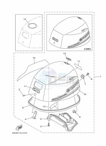 F15CMHL drawing FAIRING-UPPER