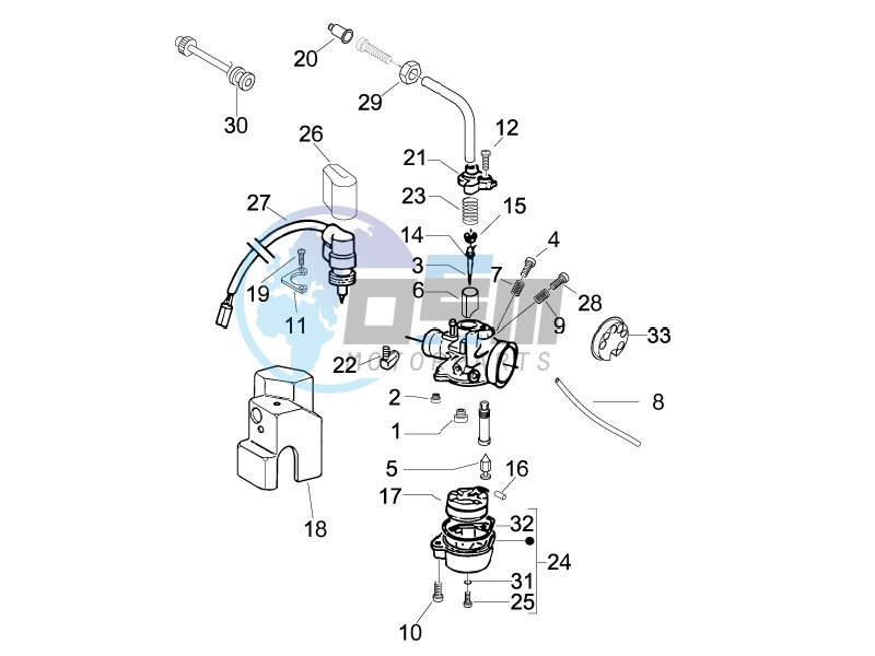 Carburetors components