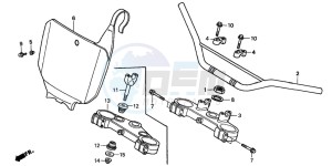 CR250R drawing HANDLE PIPE