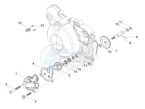 RX 50 FACTORY E4 (EMEA) drawing Water pump