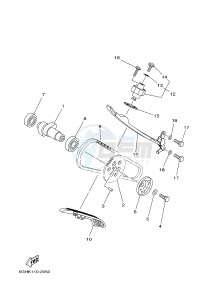 YFM450FWAD YFM450PHF GRIZZLY 450 EPS HUNTER (2LCA) drawing CAMSHAFT & CHAIN