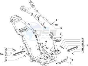 Runner 125 VX 4t Race drawing Frame bodywork