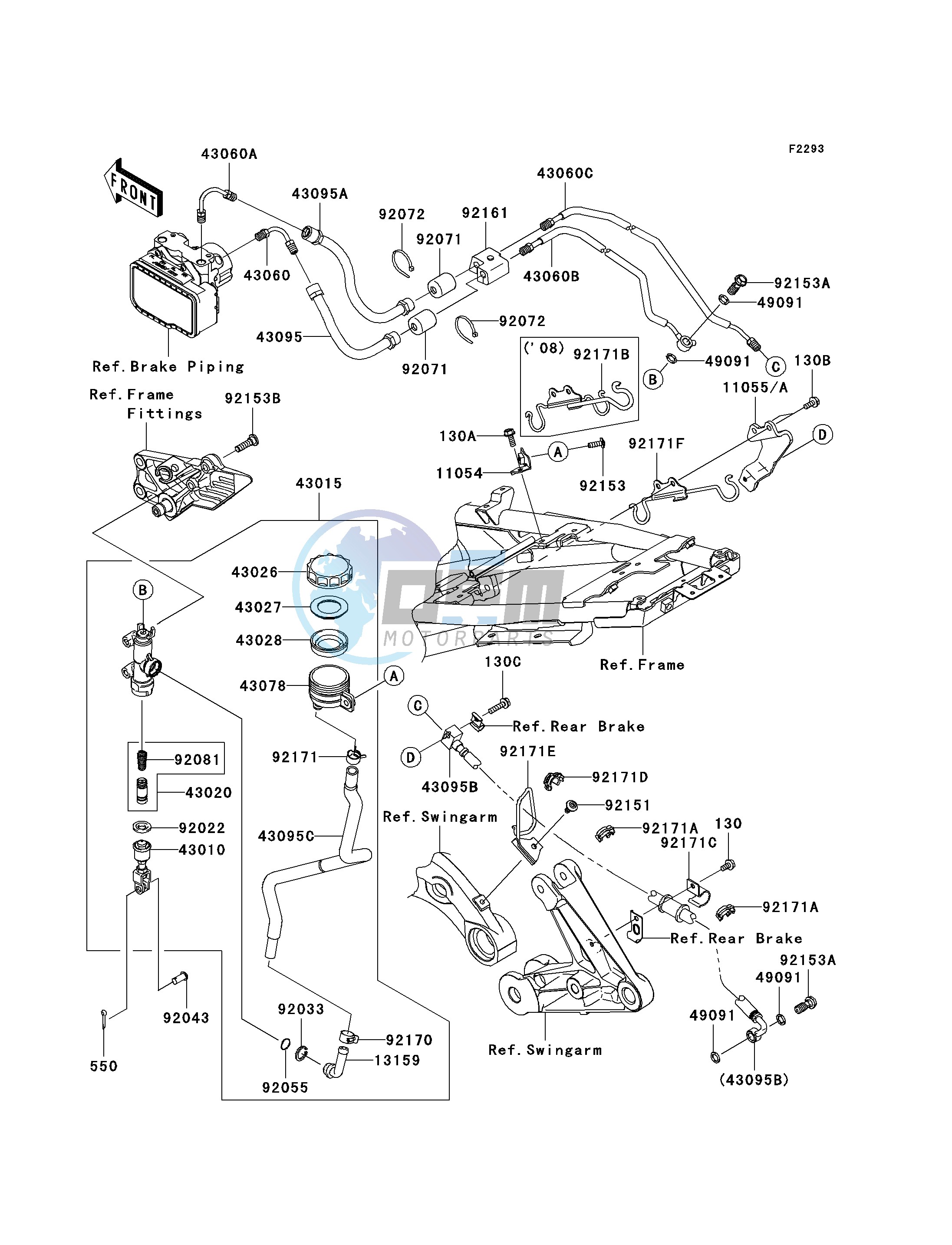 REAR MASTER CYLINDER