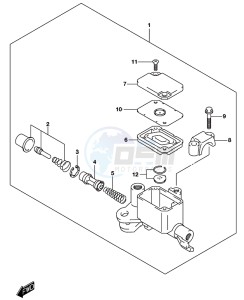 GSX-S125 drawing FRONT MASTER CYLINDER