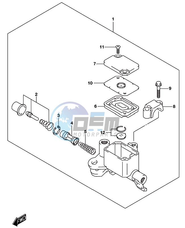 FRONT MASTER CYLINDER