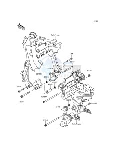 ER-6F_ABS EX650FCF XX (EU ME A(FRICA) drawing Engine Mount