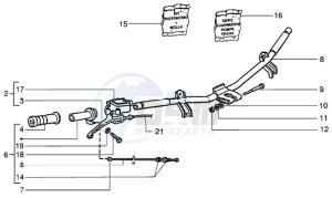 NRG 50 MC3 DD drawing Handlebars component parts