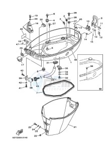 F50AEDL drawing BOTTOM-COWLING