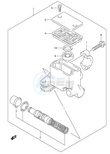 LT-F400 (P3-P28) drawing FRONT MASTER CYLINDER