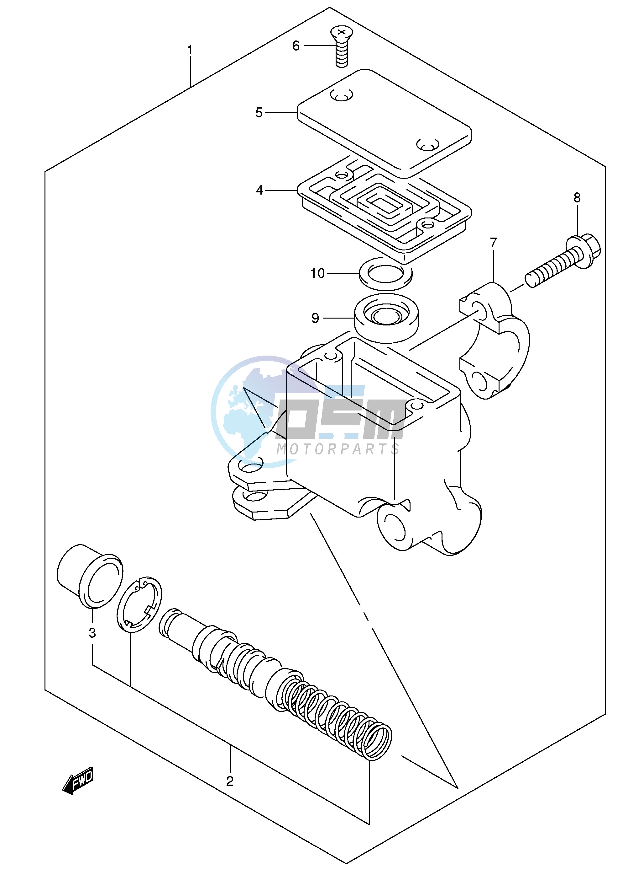 FRONT MASTER CYLINDER