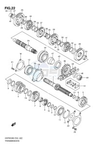 GSF650 (E2) Bandit drawing TRANSMISSION